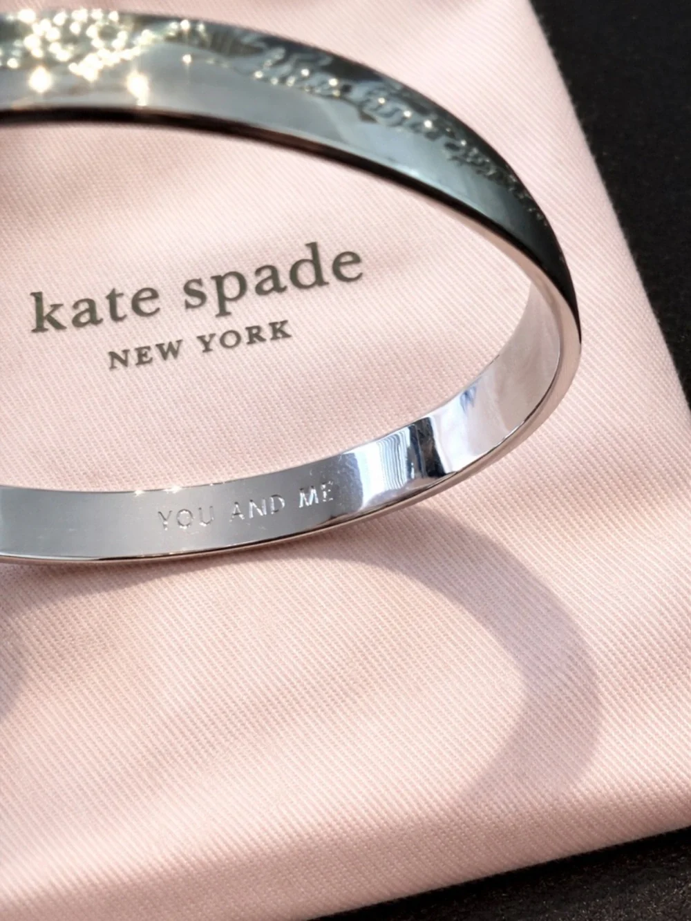 kate spade New York “You & Me” Bangle Bracelet - Picture 3 of 5